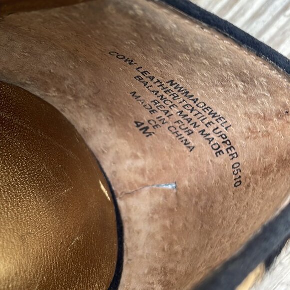 NINE WEST Madewell Cowhide Leopard Print Heels Size 4M - Picture 11 of 14